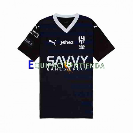 Camiseta Tercera Equipación Al Hilal 2023-2024 Manga Corta ,Hombre