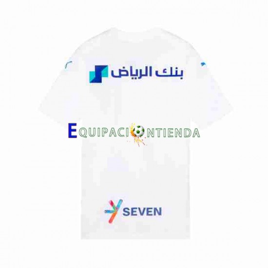 Camiseta Segunda Equipación Al Hilal 2023-2024 Manga Corta ,Hombre
