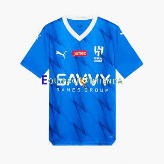 Camiseta Primera Equipación Al Hilal 2023-2024 Manga Corta ,Hombre