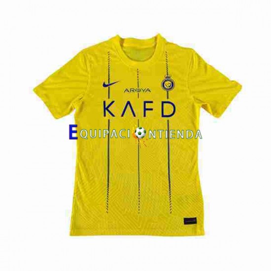 Camiseta Primera Equipación Al-Nassr 2023-2024 Manga Corta ,Hombre