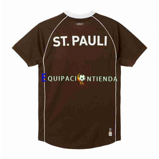 Camiseta Primera Equipación St Pauli 2023-2024 Manga Corta ,Hombre